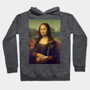 Mona Lisa with a Cigarette Hoodie